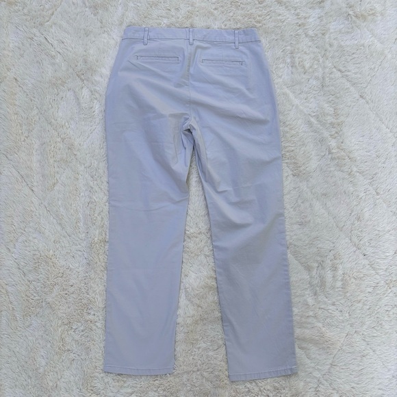 Lilly Pulitzer | seaside grey Shana stretch crop pants career casual basics - Picture 3 of 5